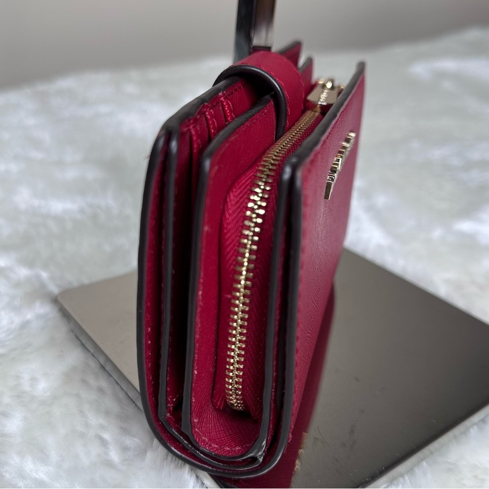 Michael Kors Red Bifold Wallet - Picture 4 of 14